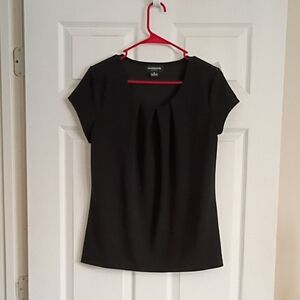 Liz Claiborne Classic Black Short Sleeve Top
